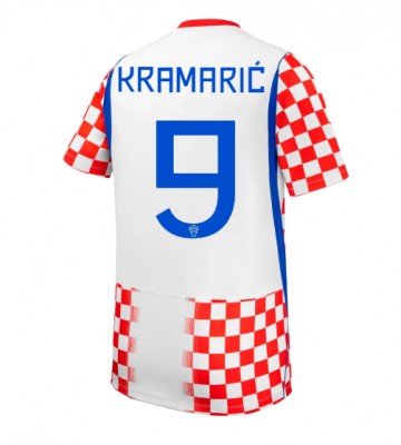 Kroatien Andrej Kramaric #9 Hjemmebanetrøje VM 2026 Kortærmet